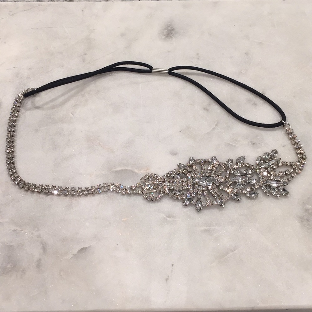 NEW Silver rhinestone headband
